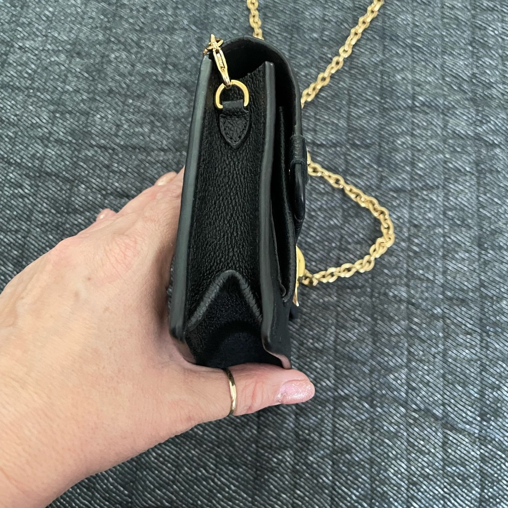 Louis Vuitton Vavin Chain Wallet - Monogram Empreinte Leather Black - Picture 9 of 16